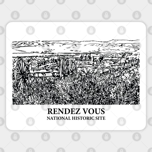 Rendezvous National Historic Site Sticker by Lakeric